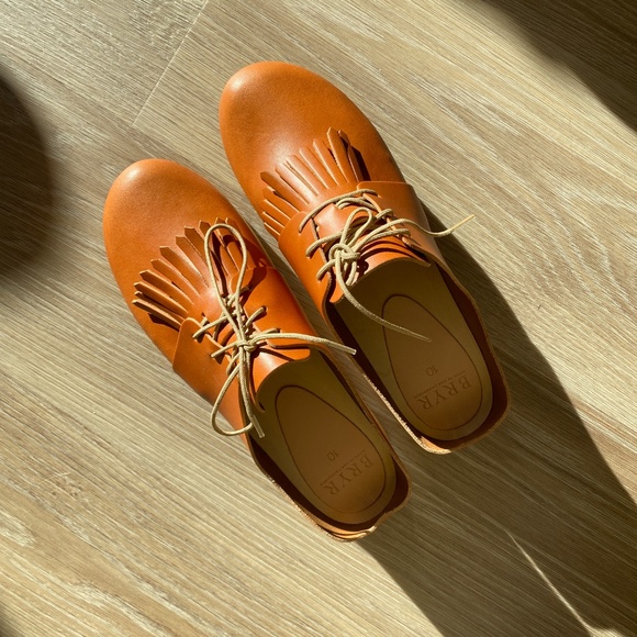 Zoe Platform w Kilt, Whiskey leather - Picture 8 of 12